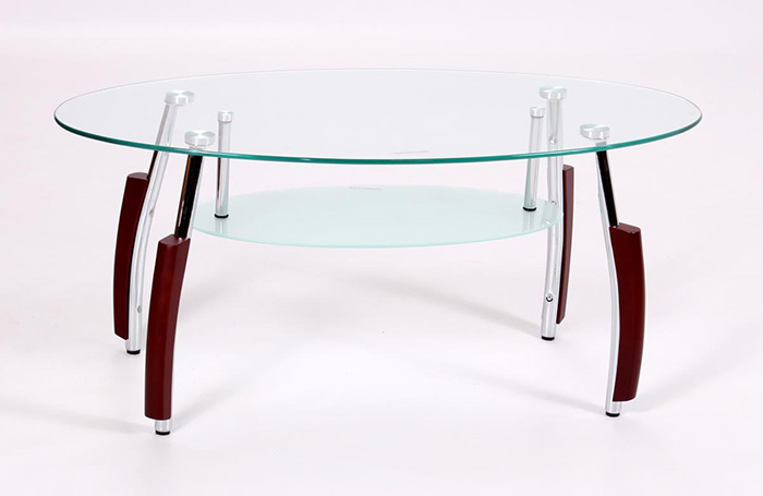 Bolivia Glass Top Coffee Table - Click Image to Close